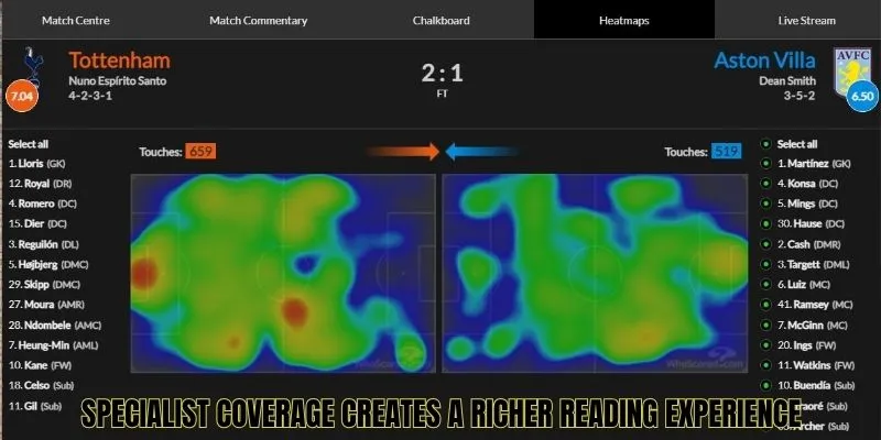 Specialist coverage creates a richer reading experience