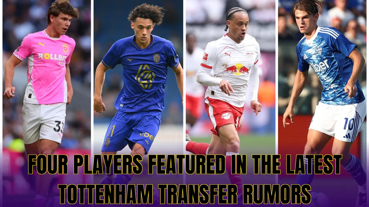 Four players featured in the latest Tottenham transfer rumors