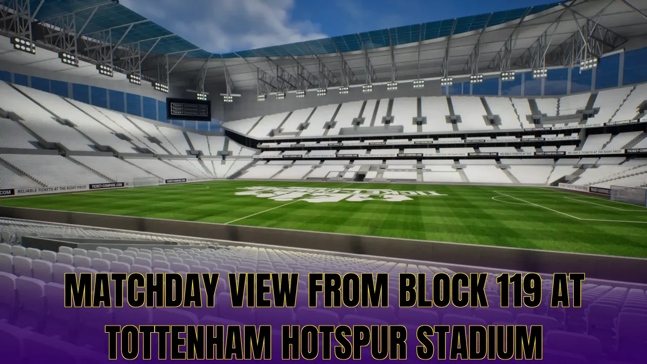 Matchday view from block 119 at Tottenham Hotspur Stadium
