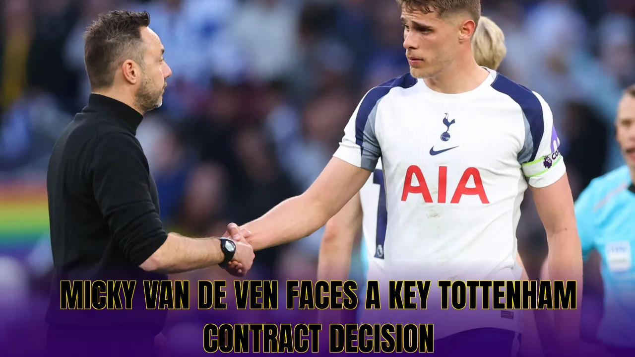 Micky van de Ven faces a key Tottenham contract decision