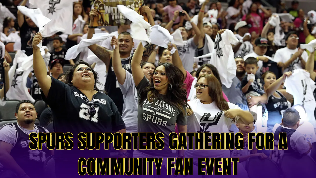 Spurs supporters gathering for a community fan event