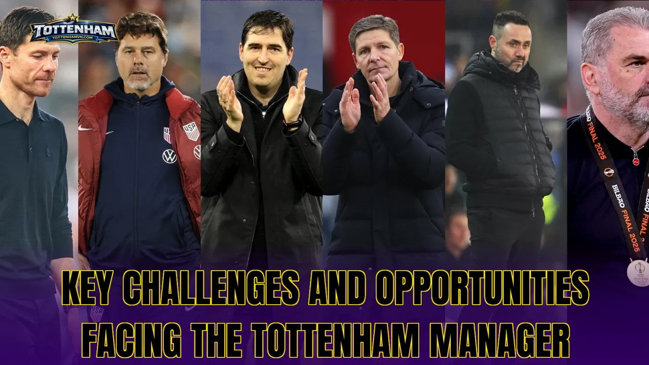 Key challenges and opportunities facing the Tottenham manager