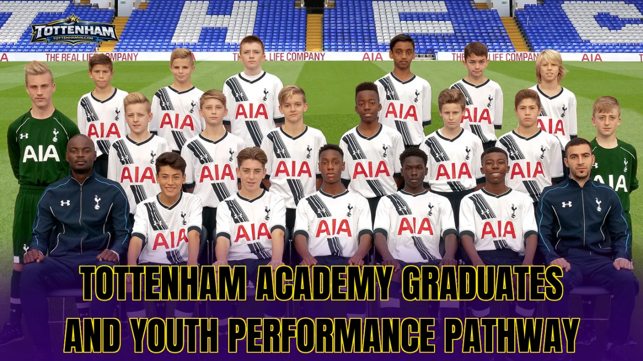Tottenham academy graduates and youth performance pathway