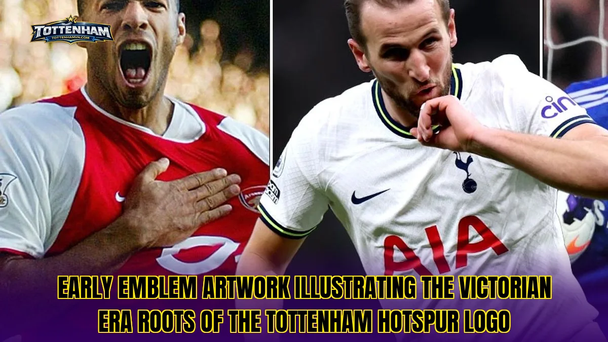 Early emblem artwork illustrating the Victorian era roots of the Tottenham Hotspur logo