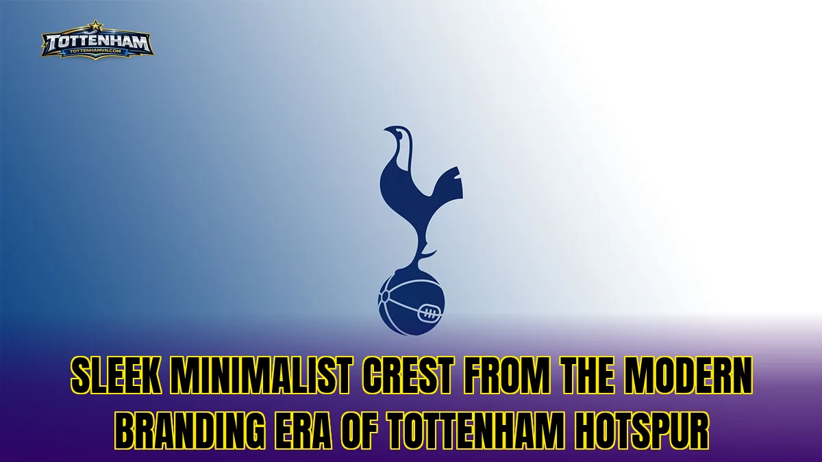 Sleek minimalist crest from the modern branding era of Tottenham Hotspur