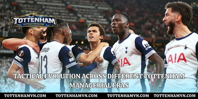 Tactical evolution across different Tottenham managerial eras